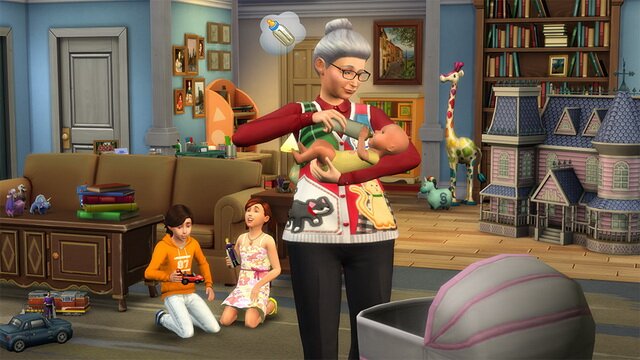 В The Sims 4 можно воспользоваться помощью няни!