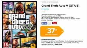 Точная дата релиза РС версии игры GTA V попала в сеть